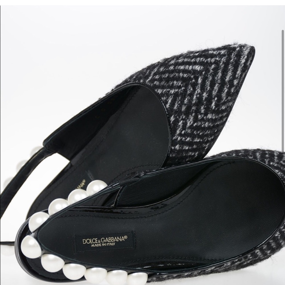 Dolce and Gabbana Tweed flats - Picture 2 of 7